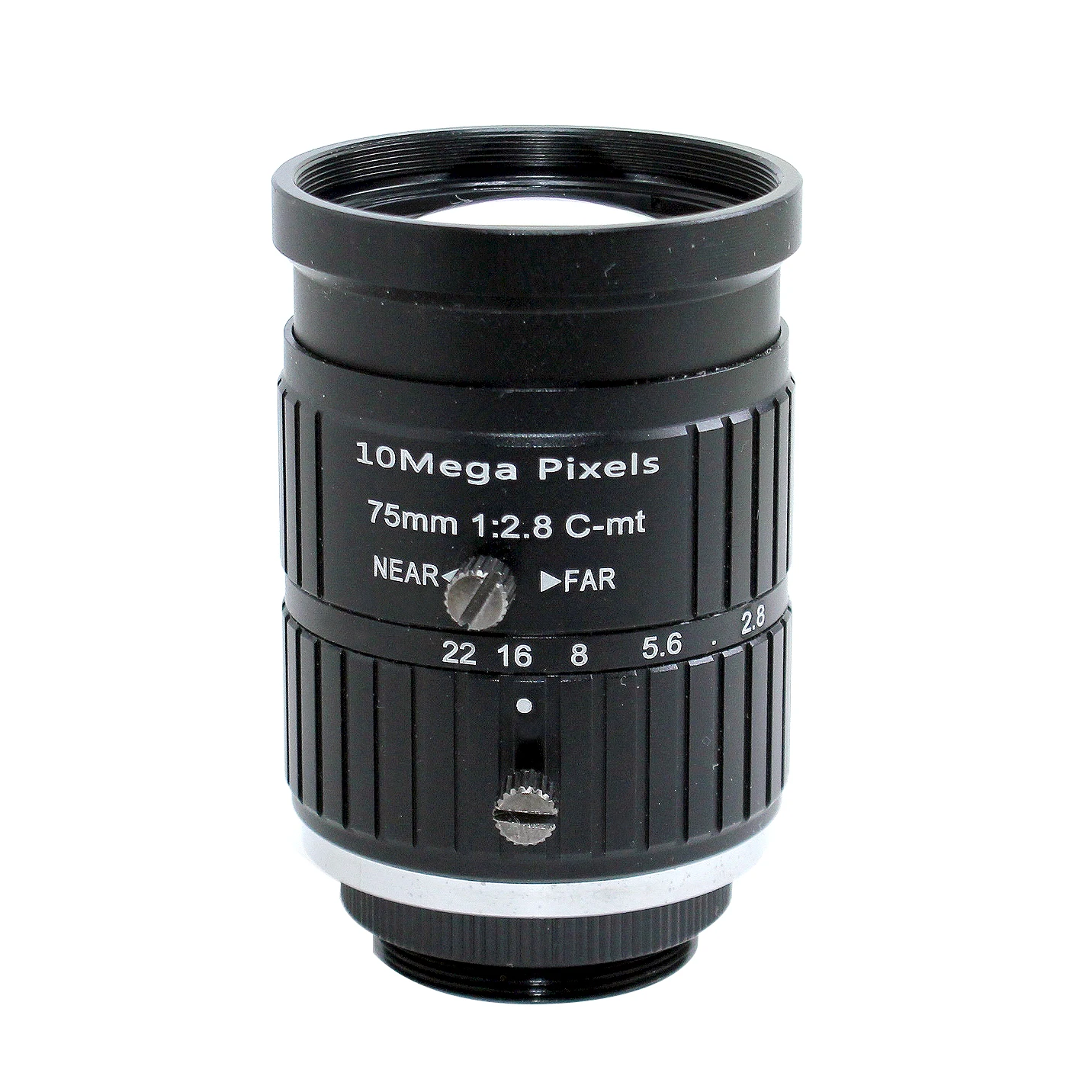 4K 10Megapixel Industrial HD CCTV Lens C Mount 75mm Lens Image Formate 1