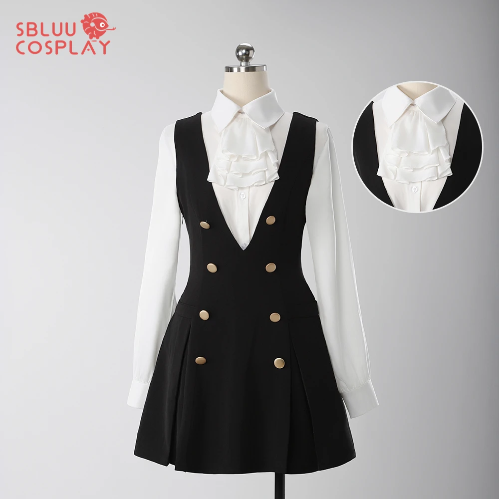 

SBluuCosplay Shirakiin Riricho Cosplay Costume R-Quality Inu Boku Roromiya Karuta Women JK School Uniform Halloween Outfit