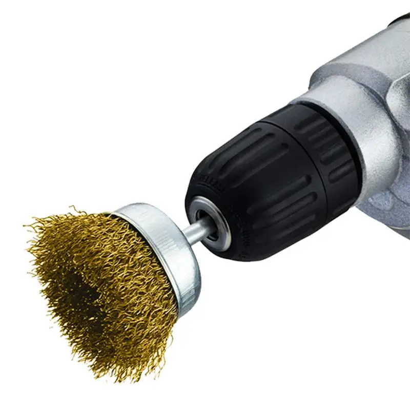 Wire Brush For Drill Wire Wheel For Drill Tools 9 Pcs Wood Working Tools And Accessories Cleaning Brush Rust Removal Brush With