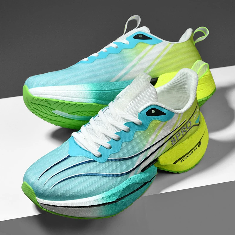 Men's and Women's Running Shoes Lightweight, Breathable, Comfortable, Slip-Resistant Marathon Sports Shoes Casual Footwear