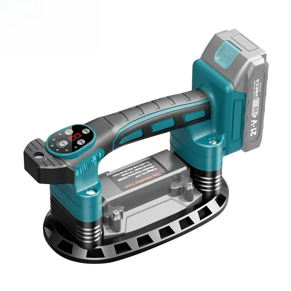 9 Speed Tile Laying Machine 400KG Tile Vibration Leveling Machine Cordless Tile Shaker Power Tool for Makita 18V Battery Pins