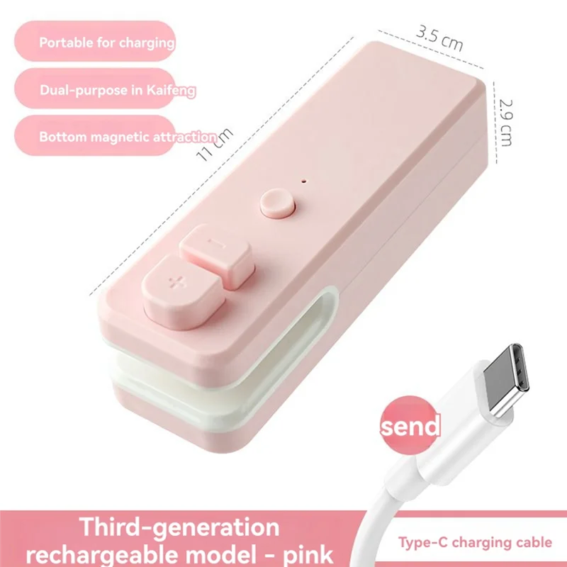 ABPR-Small Sealing Machine Snacks Laminator Home Use Plastic Bag Food Preservation Vacuum Sealing