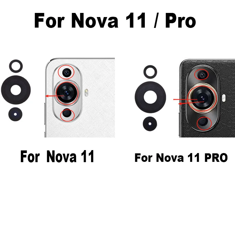 

Для Huawei Nova 11 PRO задняя камера стекло задняя крышка объектива с клейкой лентой запасные части