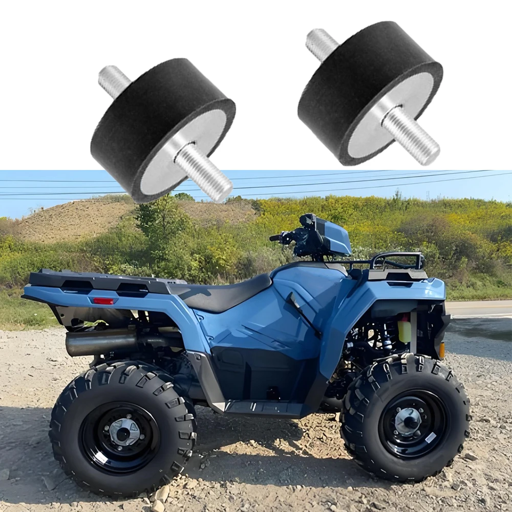 2pcs Engine Rubber Motor Mounts Kit  fit for Polaris Sportsman Hawkeye Magnum Ranger Worker Xpedition 3110044 3110046 3021936