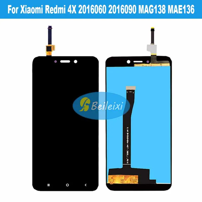 For Xiaomi Redmi 4X / Red Rise 4X LCD Display Touch Screen Digitizer Assembly For Hongmi 4X 2016060 2016090 MAG138 MAE136