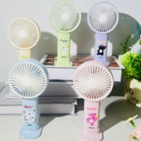 YM88209-USBMakeup Fan with 5 Color Phone Holder, Portable Handheld Fan for Women, Ideal for Office, Outdoor, Camping