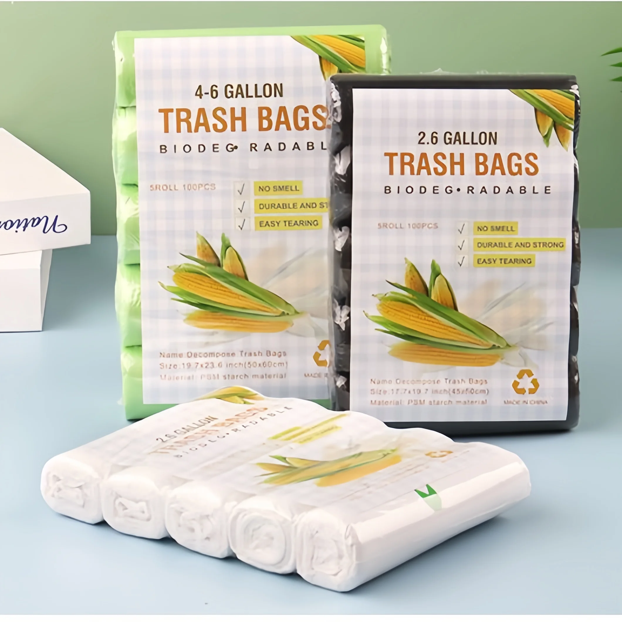 UNTIOR كيس قمامة قابل للتحلل س - مراجعة Biodegradable Bin Liner وسعره