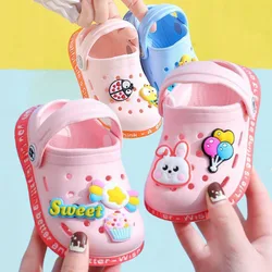 Ragazzi ragazze scarpe da giardino antiscivolo estate bambino sandali bambino Infantil Baotou sandalo plastica morbida simpatico cartone animato Casual pantofole da bagno