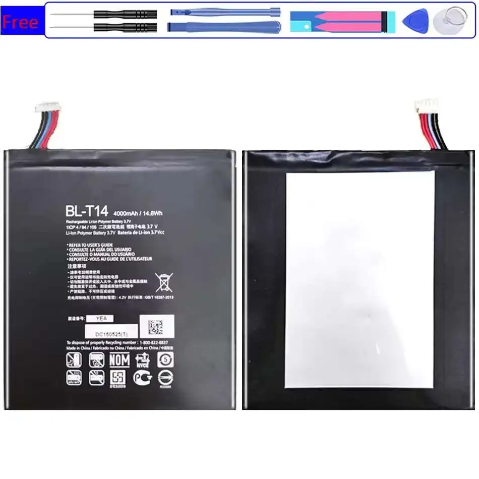 

Аккумулятор для планшета LG G PAD F V480 V495 V496 V490 GPAD BL-T14 4000 мАч