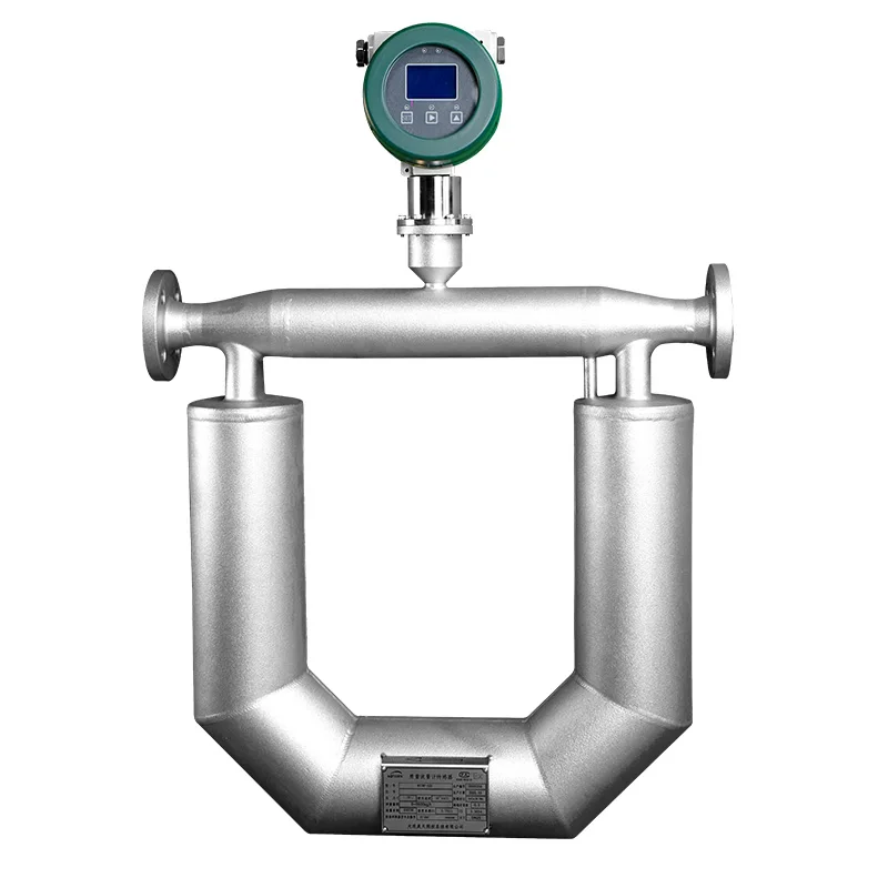 High precision 0.1% Coriolis force mass flow meter High temperature Coriolis flowmeter