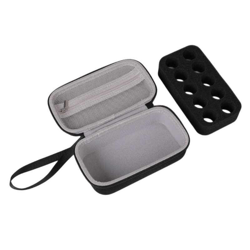 10 Compartment Medicals Storage Case Large Capacity Insulin Vial Protectors Resistant Waterproof Insulin Organizers 4XBB
