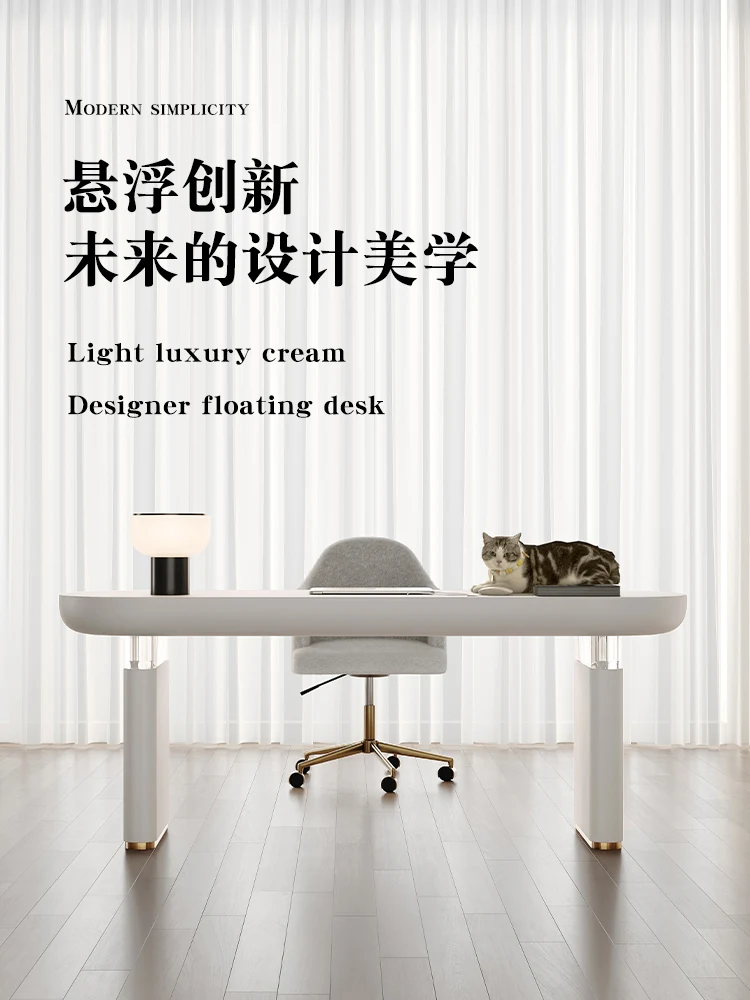 Hanging desk luxury modern home computer desk learning medical beauty consulting reception negotiation beauty salon