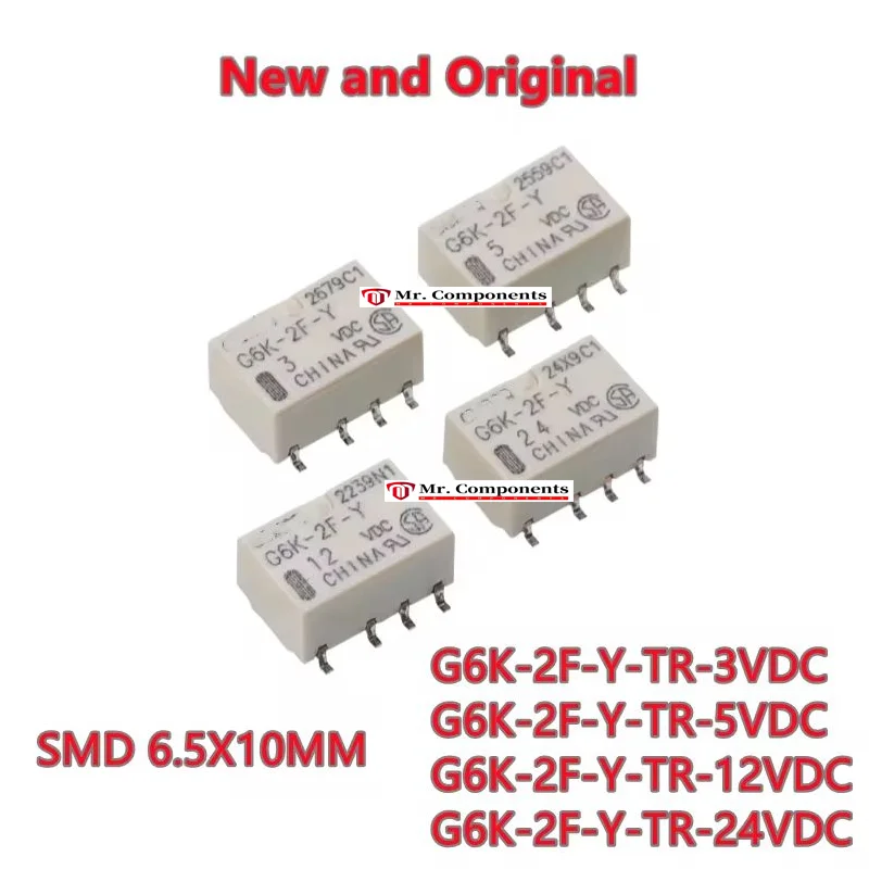 5Pcs G6K-2F-Y-Tr-3V…