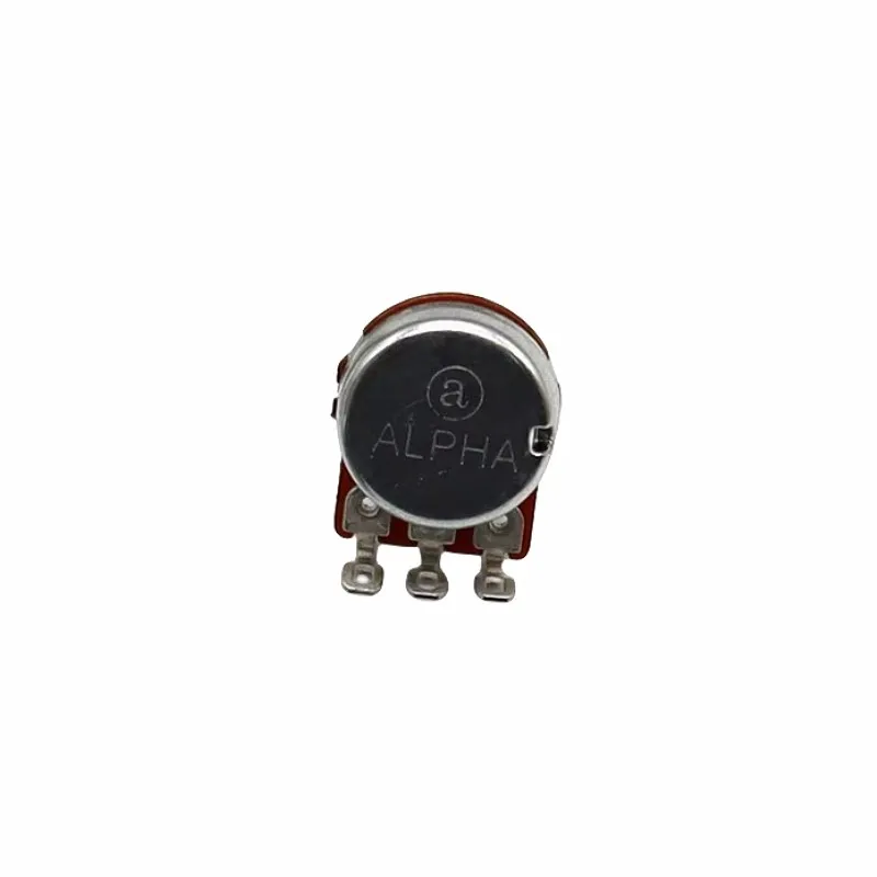 5pcs ALPHA RV16AF B10K Amplifier Volume Potentiometer Single-unit 3Pins 16Type Right Angle Half Shaft 15mm