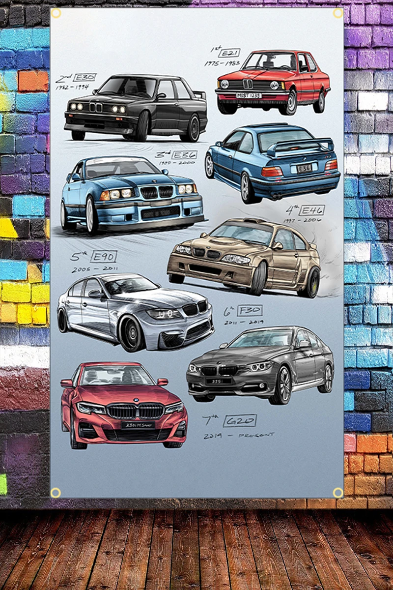 90x150CM 3X5FT B Racing Car Fl - Germany Home Decor ulasan dan harga