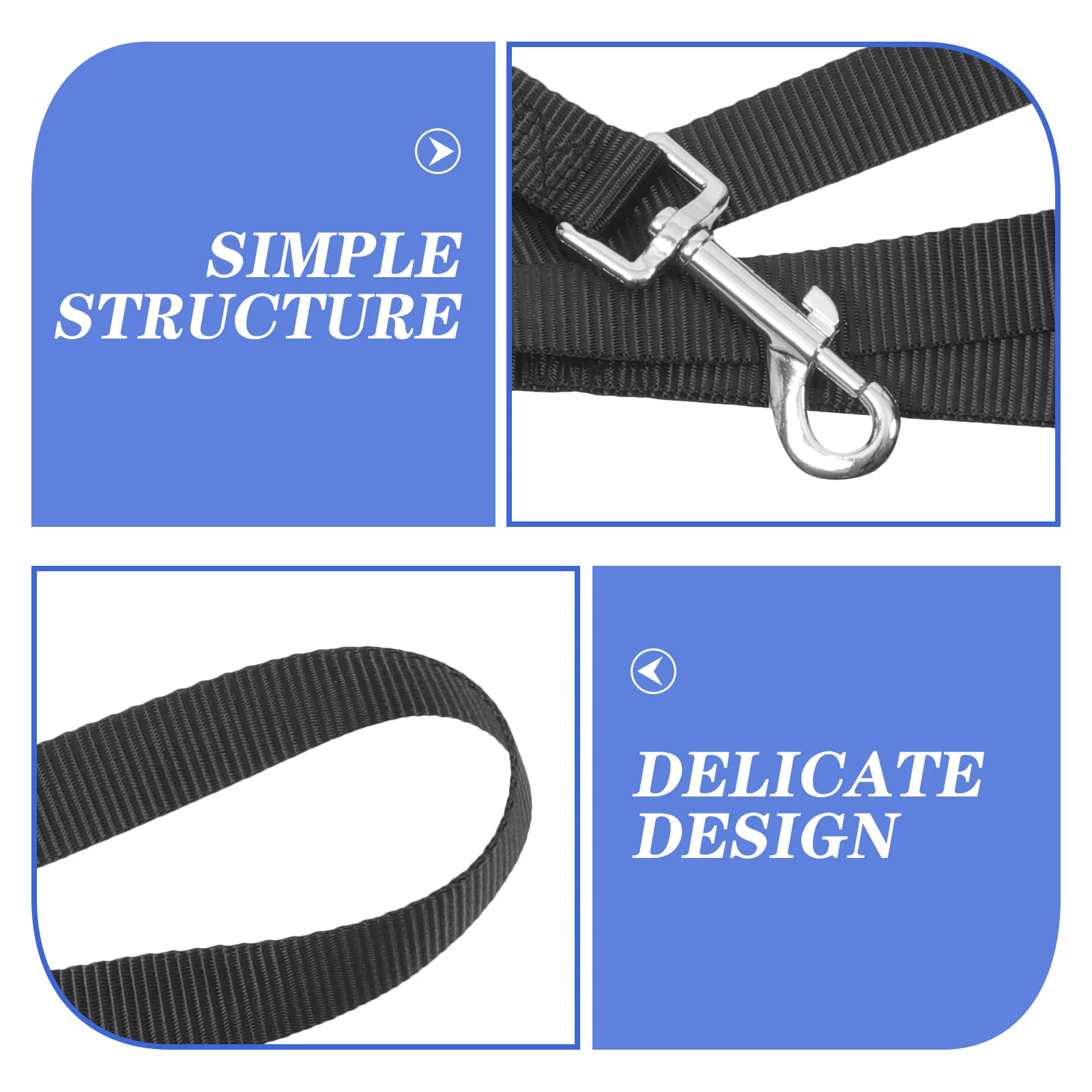 

Pet Traction Rope Leash Nylon Material for Dog Walking Running Training Lightweight Skin Friendly Control Handle for All Sizes