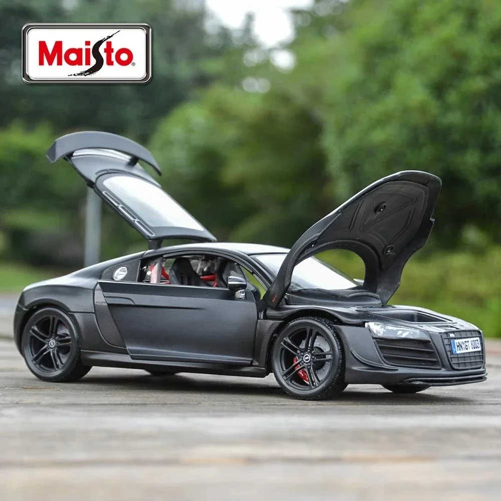 

Maisto 1:18 Audi R8 GT Alloy Sports Car Model Diecast Metal Toy Vehicles Car Model Simulation Collection Childrens Toys Gifts