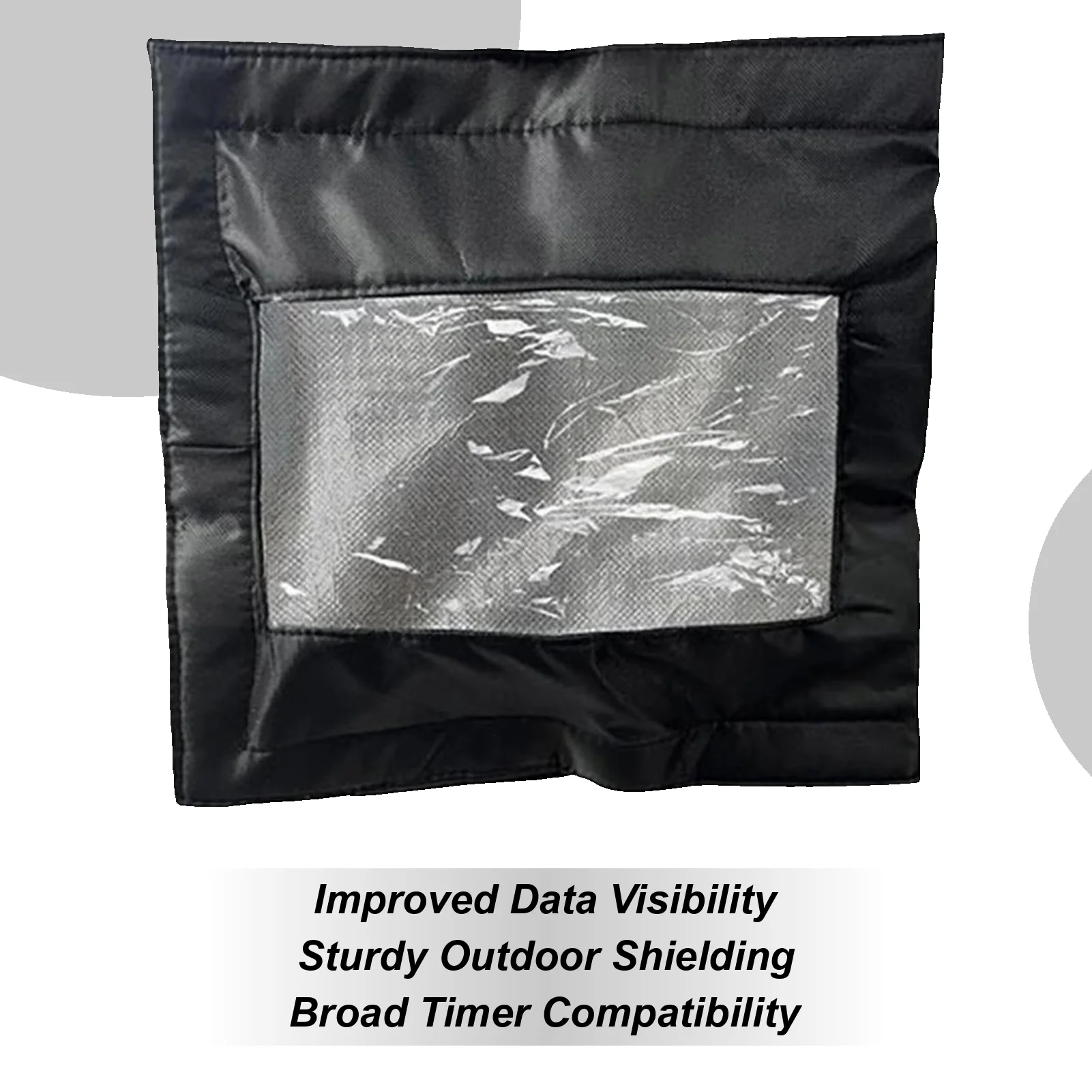 

Sprinkler Timer Cover Garden Hose Timer Shield With Clear Front Window Weather Guard Outdoor Irrigation Device Control Panel