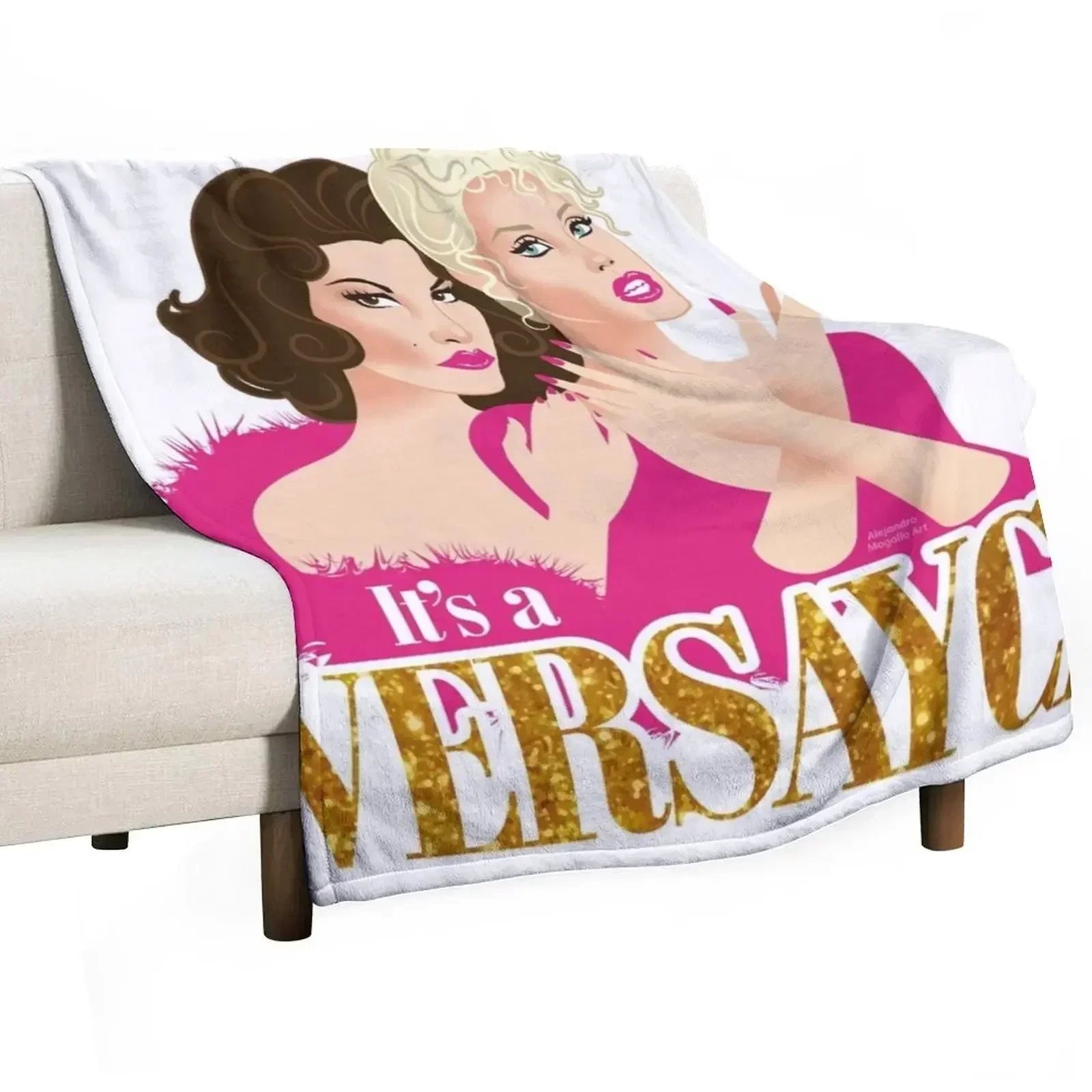 

VERSAYCE! Throw Blanket Bed linens Designers Decorative Sofas funny gift Blankets