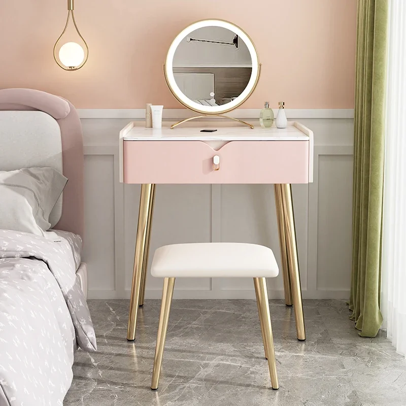 Modern Simple Dressing Table Italian Light Luxury Wood Dressing Table Bedroom Makeup Tables Meuble De Chambre Home Furnitures