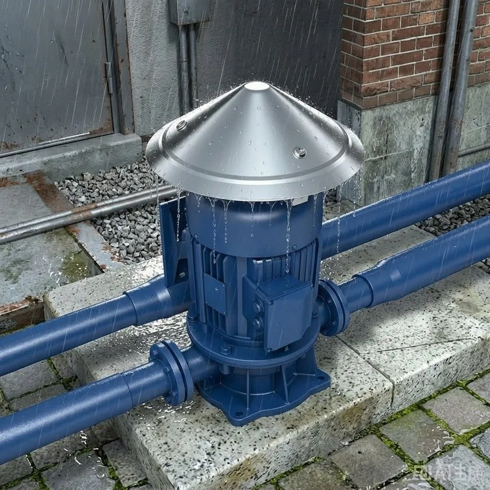 30cm/35cm/40cm Stainless Steel Motor Rain Cover For Water Pump Outdoor Resistant For Durable Shield 30cm/35cm/40cm