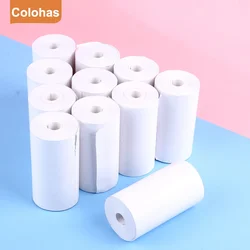 Papel térmico para câmera de impressão instantânea, branco, câmera infantil, papel de impressão, acessórios de reposição, peças, 57x25mm, 5mm, 10mm, 15mm, 20mm