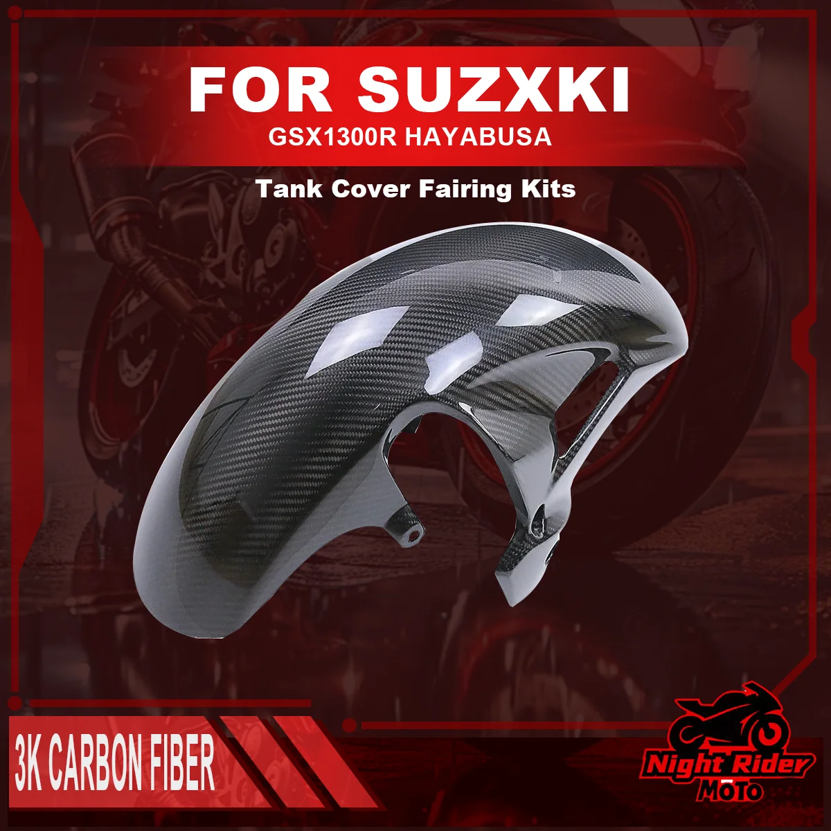 

For Suzuki GSX1300R Hayabusa 2021+ 2023 2024 Fender Fuel Tank Side Panel Frame Cover Fairing Carbon Fiber Motorcycle Accessories