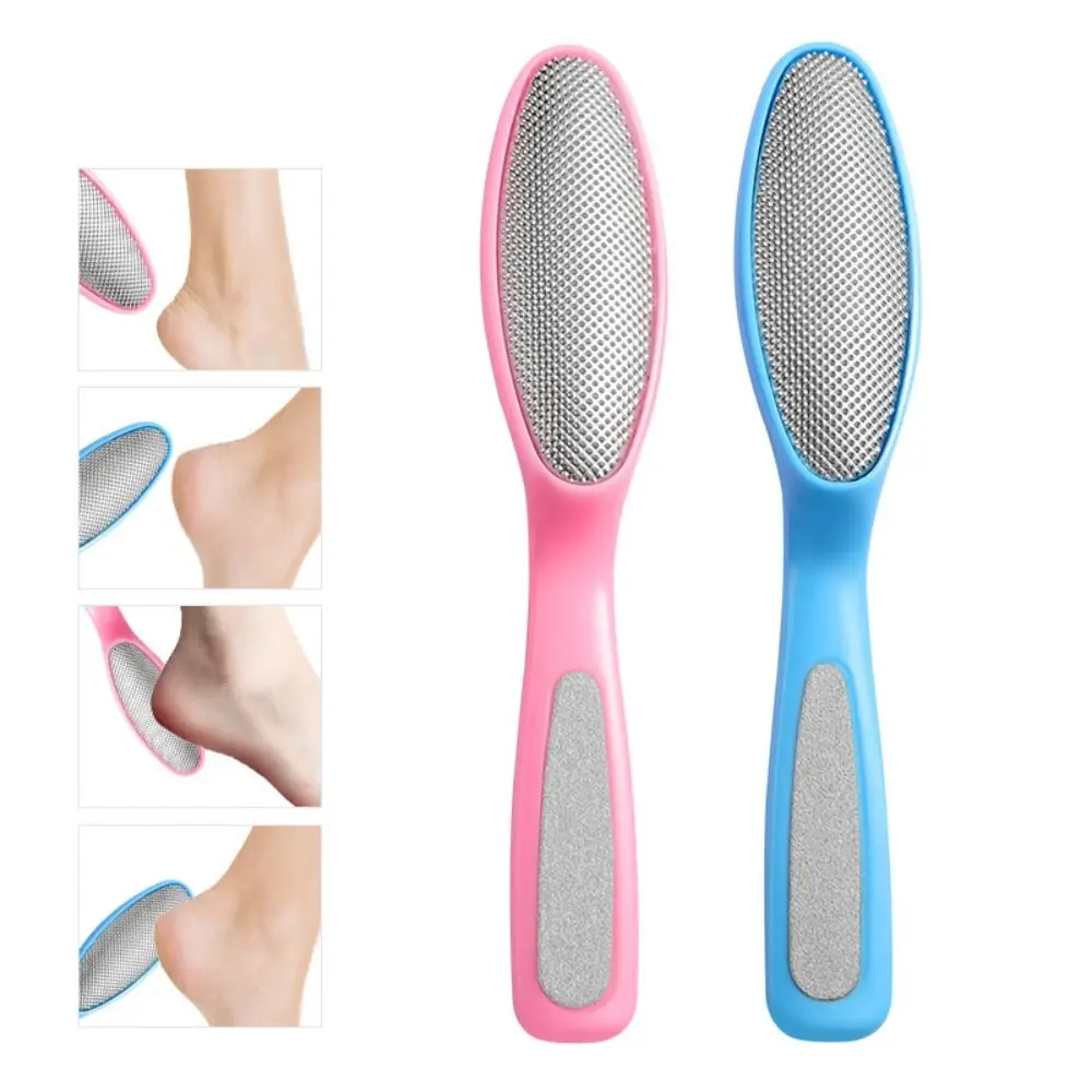 Roestvrijstalen Hiel Scrub Tool Handheld Callus Remover Wrijven Board Multifunctionele Voetvijl Pedicure Tool Voetverzorging Tool