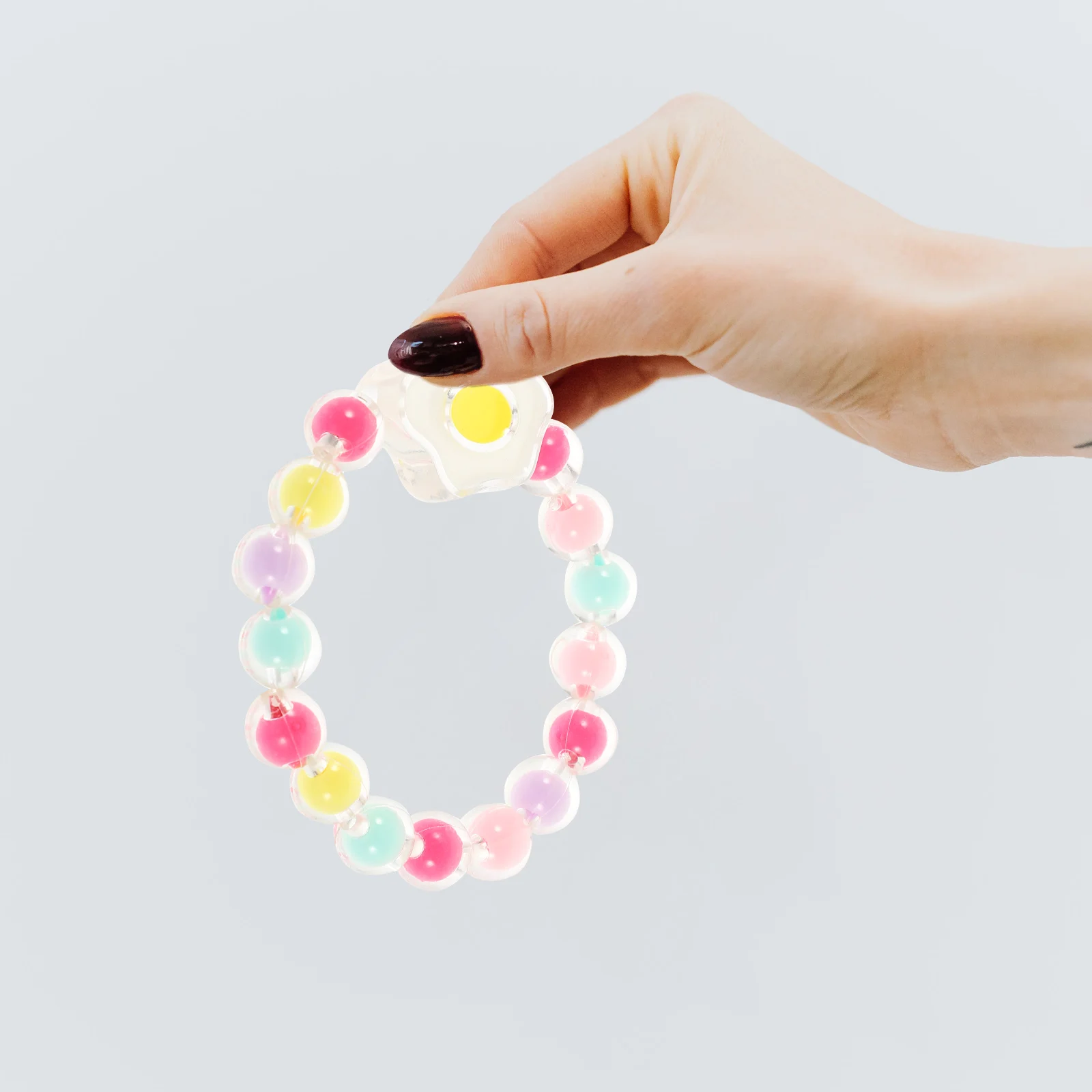 6 stuks kinderen kralen armbanden kinderen string armband set voor meisjes premium elastische plastic kralen polsbandjes sieraden cadeau