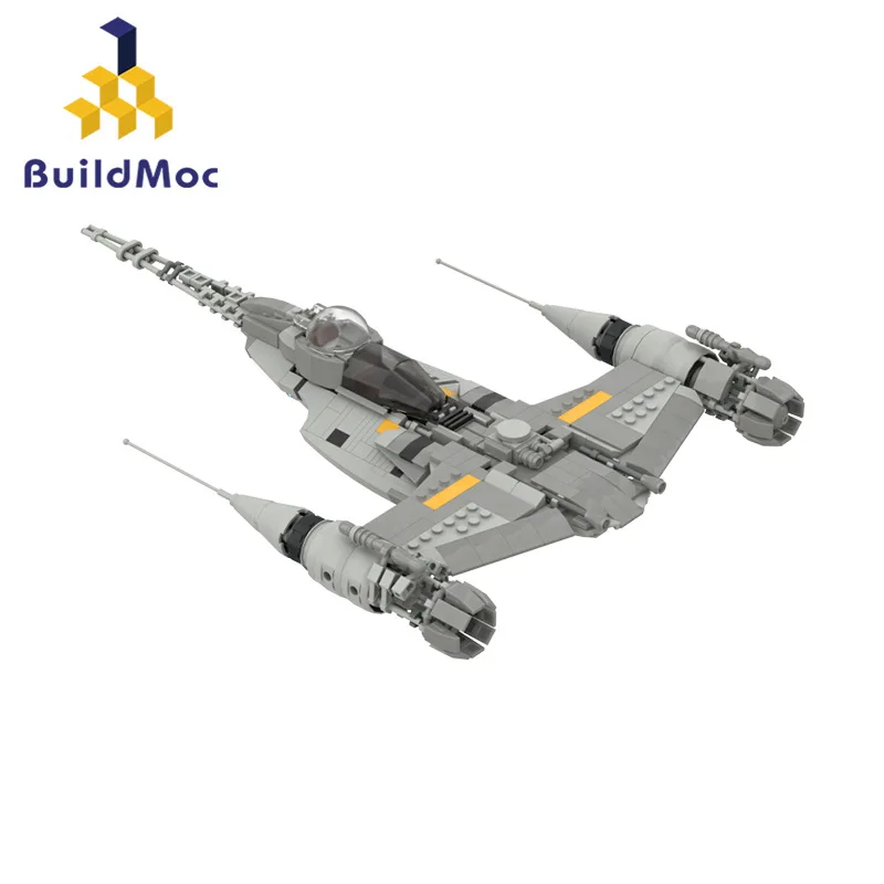 BuildMOC Building Block Toy N1 Starfighter Space Fighter Model