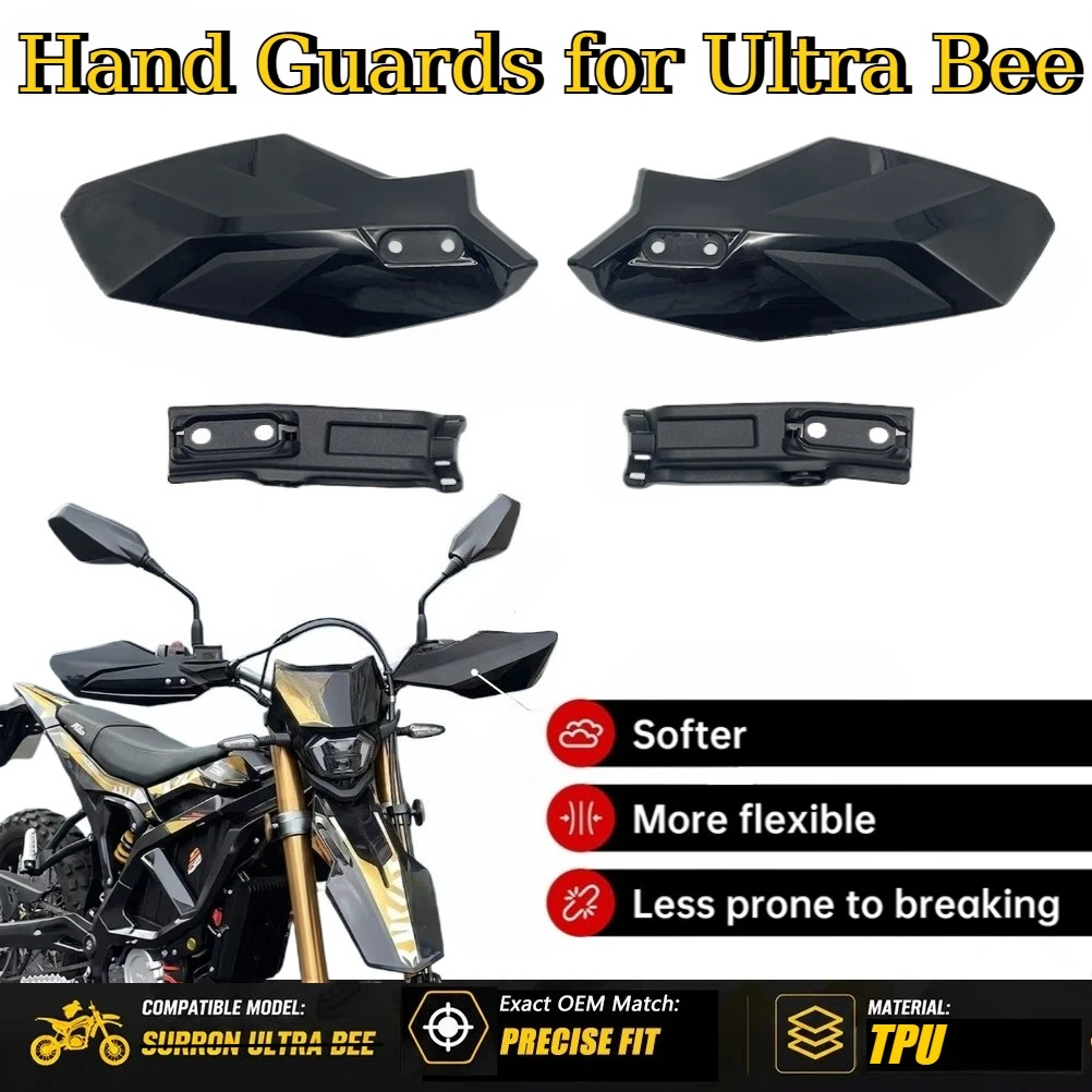 Motorcycle Hand Guard Handguard Hand Protector Cover For Surron UltraBee Ultra Bee Electric Bike Left Right Handlebar Windshield