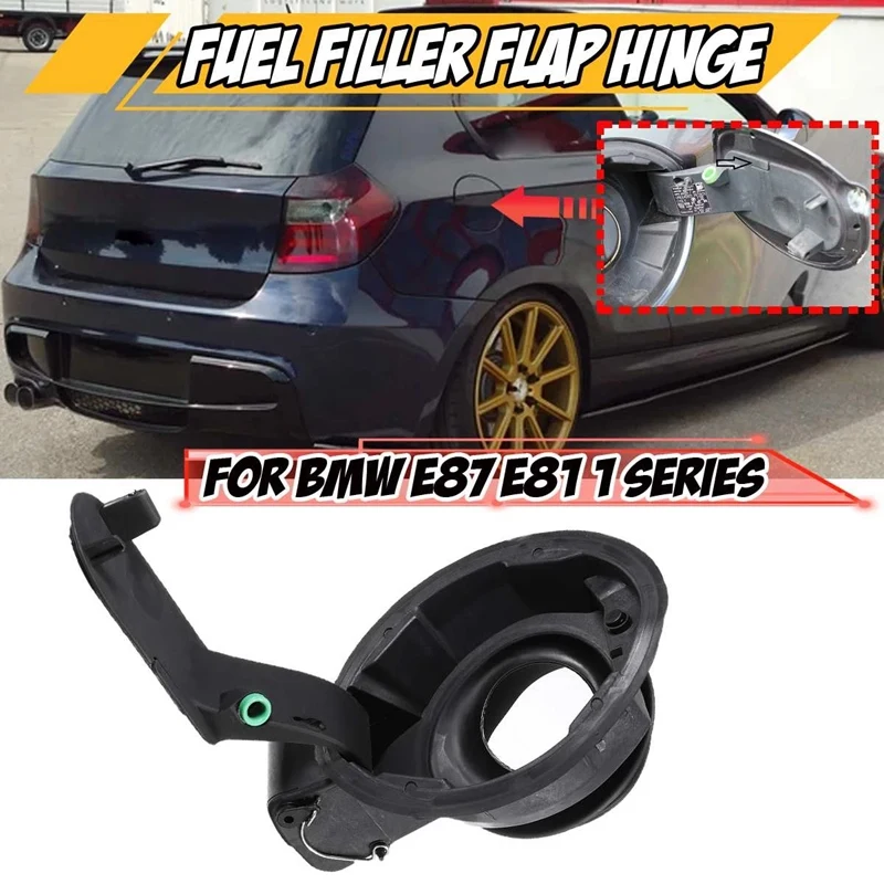 

Car Fuel Filler Flap Hinge Cover for-BMW E87 E81 1 Series 2004-2012 51177069449 Fuel Tank Cap Base