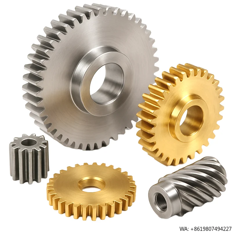 OEM Engranaje 45 Degrs Engrenages Hlicodaux Gears Big Round Helical Gear Steel Forging Pinion Dbgearbox Nonstandard