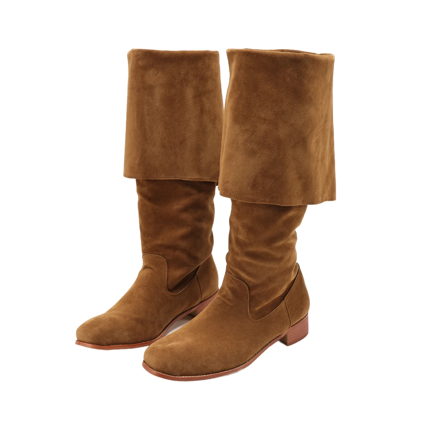 Botas de Cosplay medievales renacentistas para hombre, Botas Largas, zapatos vikingos de pirata, zapatos de Anime de fiesta de Carnaval de lujo de cuero Pu ﻿