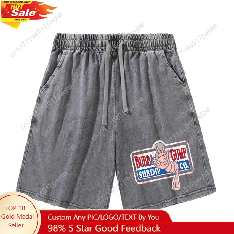 

Bubba Gant Shorts Mans Womans Forrest Gump Teenager Retro Short Pants Vintage Cotton Elastic Soft Beach Shorts Customized Pants