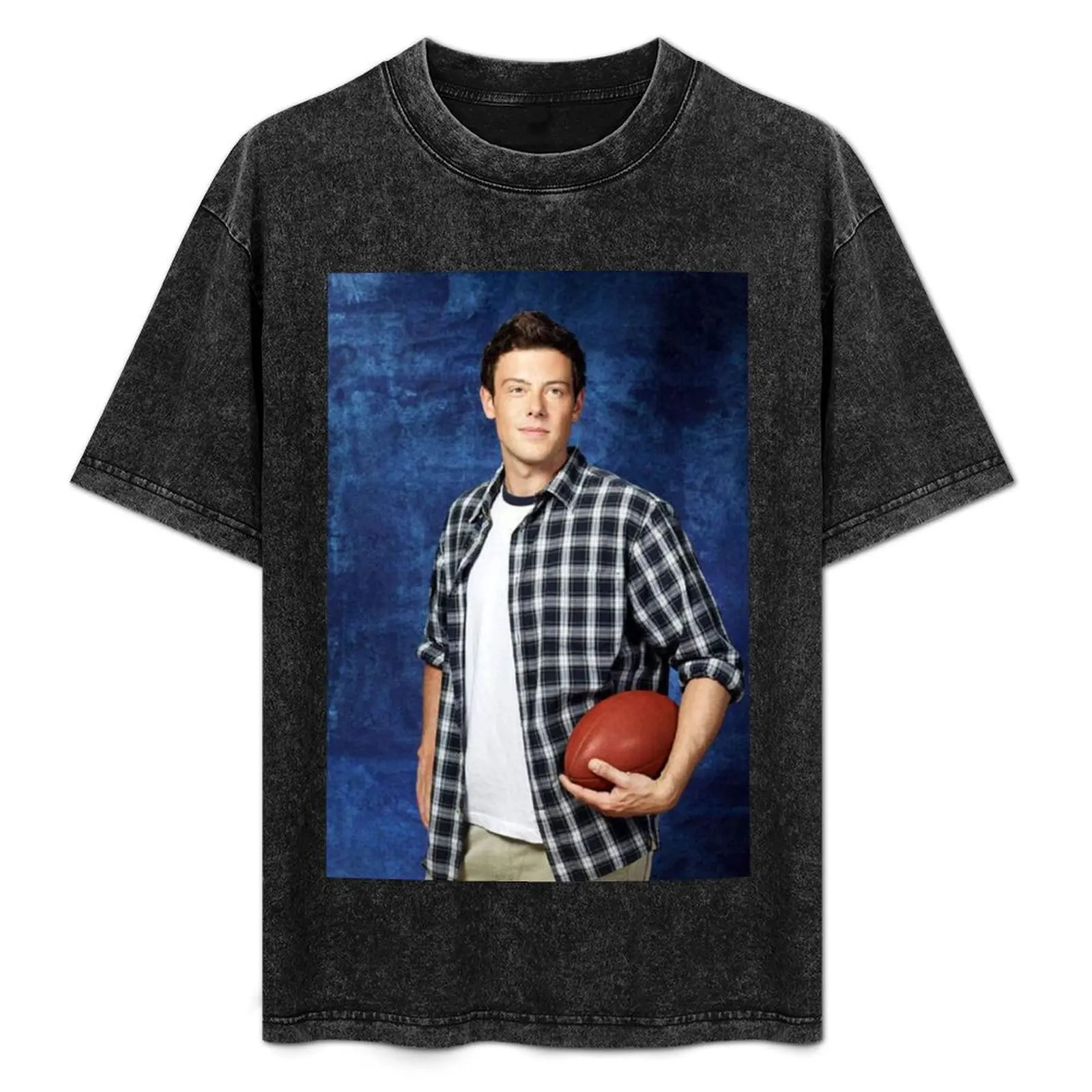 

Glee Tv Series Smalls 079-025 Finn Hudson Cory Monteith T-Shirt Plus Size All Match Tee Shirt