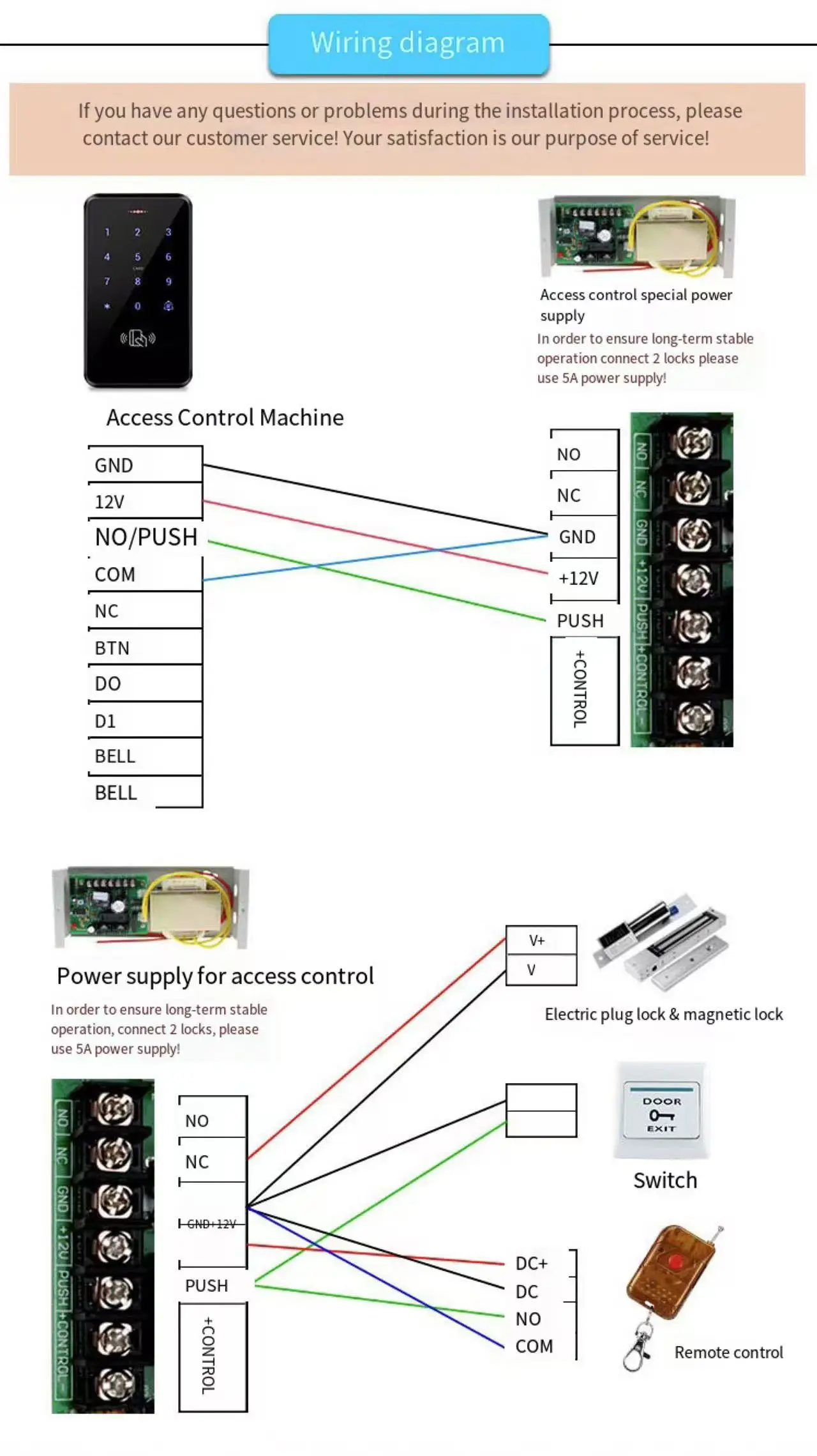 Waterproof Electronic Access Control Card Reader Glass Door Lock Integra ted Machine Electromagnetic Lockdigital lock