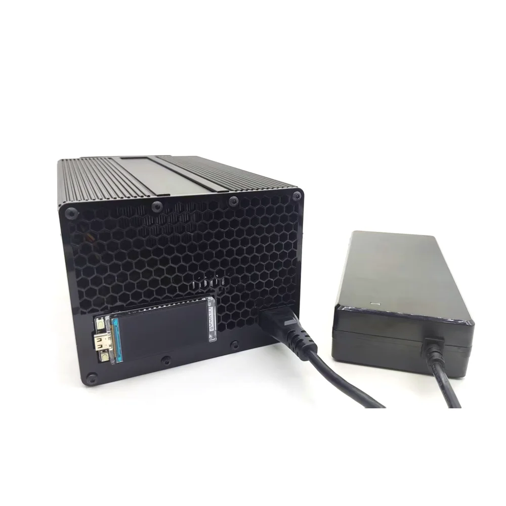 أحدث جهاز تعدين Bitaxe NerdOctaxe الجديد لعام 2025 لتبريد الهواء 8.2Th/s جهاز تعدين منزلي صغير بيتكوين BCH Asic مع PSU