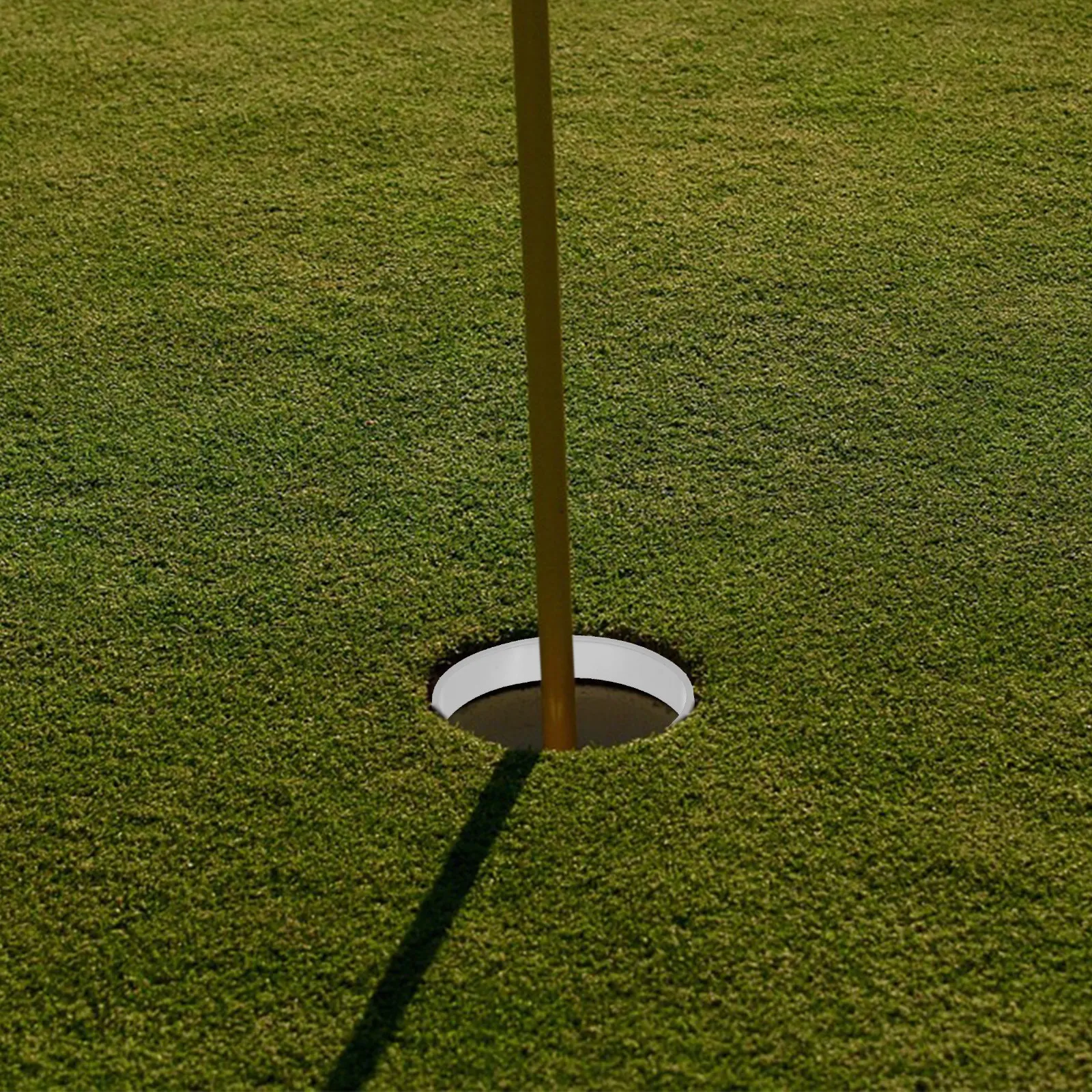 6Pcs Golf Cup Hole Collars White Stable Putting Portable Outdoor Indoor Training Aid Reinforced Golf Hole Edge