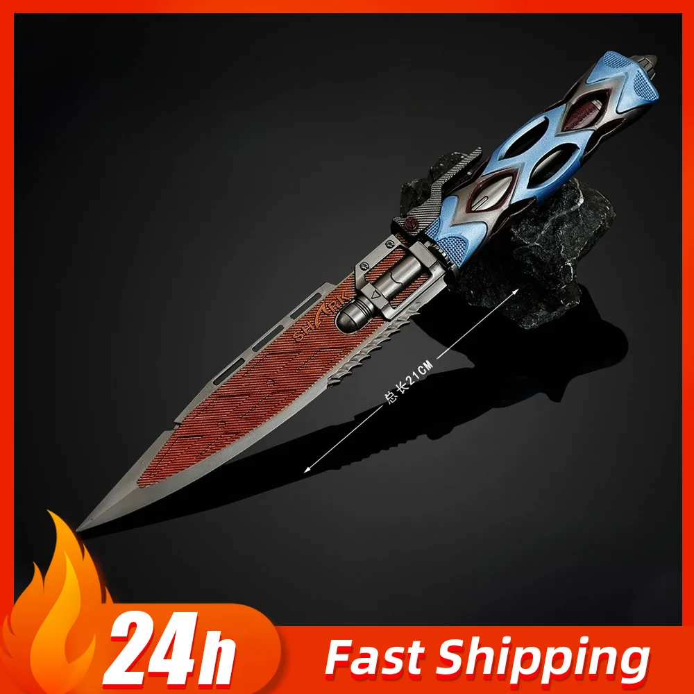 Couteau tactique à cavité périphérique de jeu d'arène de 22cm, modèle d'accessoires de Cosplay, artisanat de bureau, ornement de collection, jouet pour garçon, cadeau