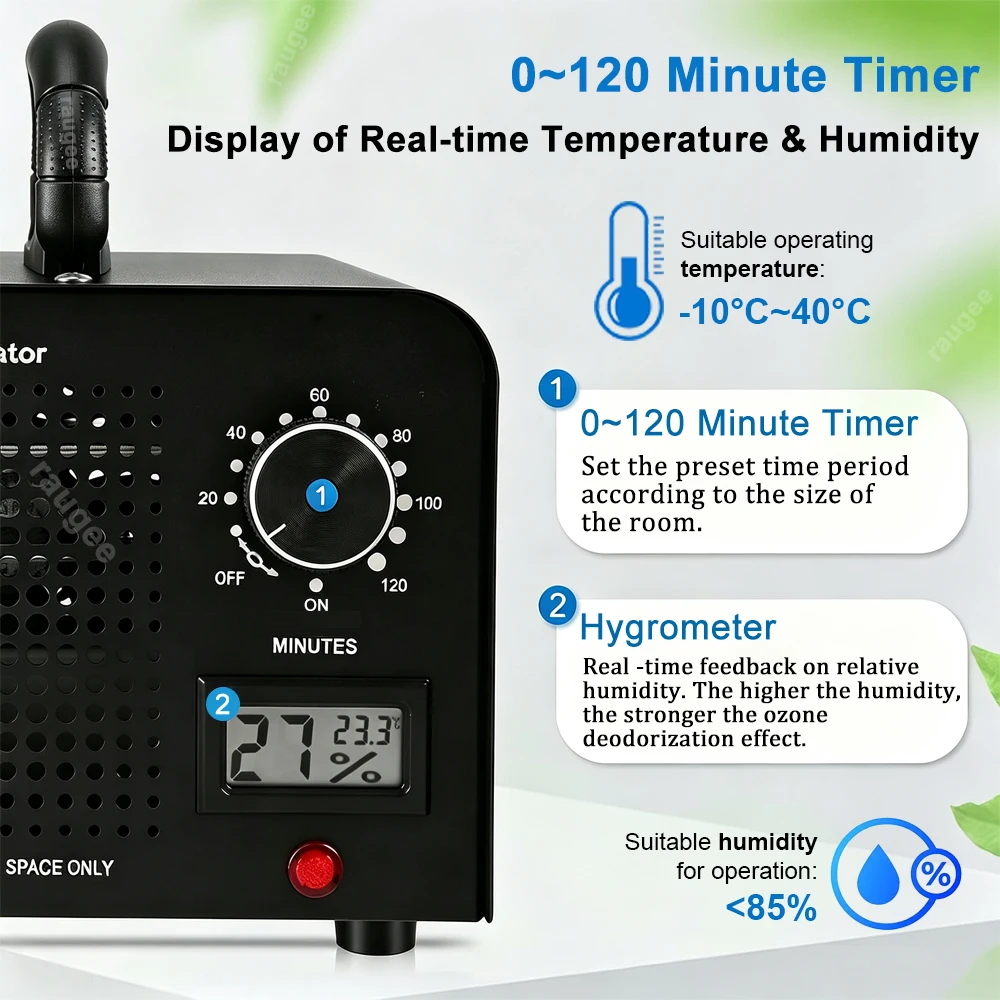 オゾン発生器 60g/h、空気清浄機 220V 100W、脱 - Odor Eliminator Car のレビューと価格