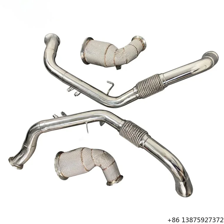 

Высокотехнологичный высокопроизводительный теплозащитный выхлопной патрубок для 2020 GTS 4.0L V8 Biturbo, идеальная совместимость