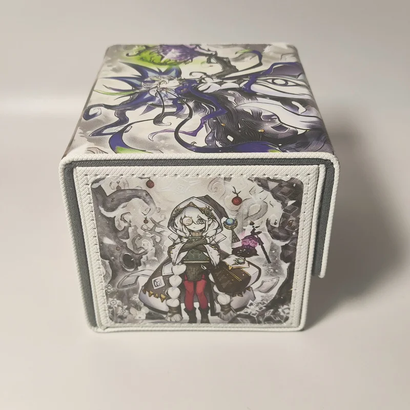 Acg Cards Box Yu Gi Oh Elzette Astellar of The White Forest Anime Game Ocg Tcg Ptcg Trading Card Storage Box Pu Collection Box