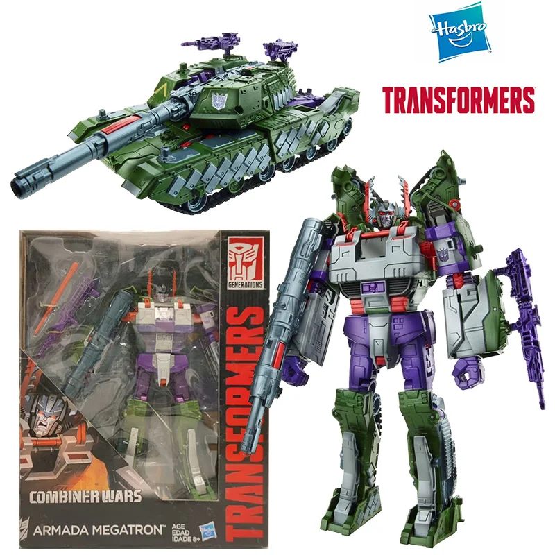 Hasbro Transformers Combiner Wars Armada Megatron 20Cm Leader Class Original Action Figure Model Toy Birthday Gift Collection