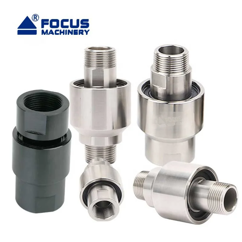 Universal Coupling Flange Threaded Connection Rotary Union High Pressure Stainless Steel Mechanical Seal Swivel Joint