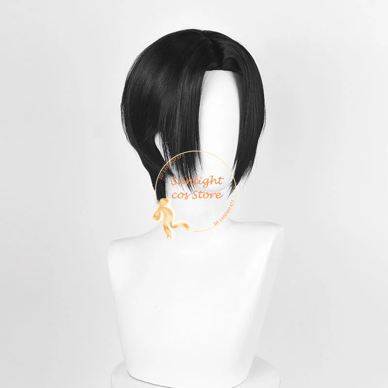 NANA Oosaki Nana Cosplay Wig 28cm Black Nana Osaki Anime Cosplay Wigs Heat Resistant Synthetic Hair Halloween Wig + Wig Cap