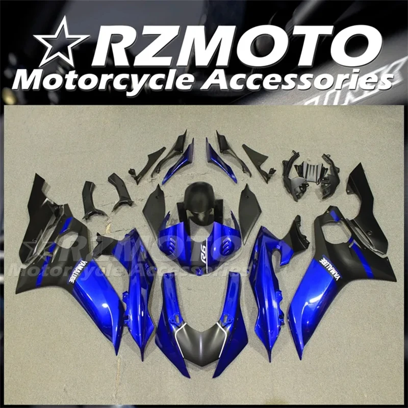 4Gifts New ABS Fairings Kit Fit for YAMAHA R6 2017 2018 2019 2020 2021 2022 17 18 19 20 21 22 23 24 Bodywork Set Black Blue