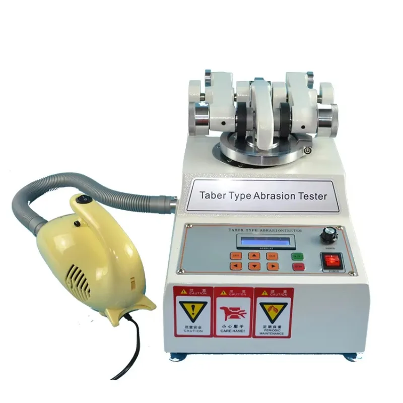 Taber Abraser Abrasion Tester Leather Plastic Paint Coating Textile Wear Resistance Testing Machine