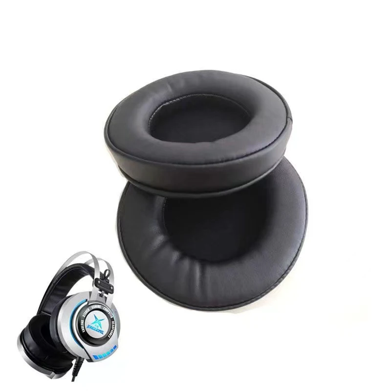 100mm イヤーパッド ユニバーサル ヘッドフォン クッション 交換部品 ヘッドセット アクセサリー ブラック 快適