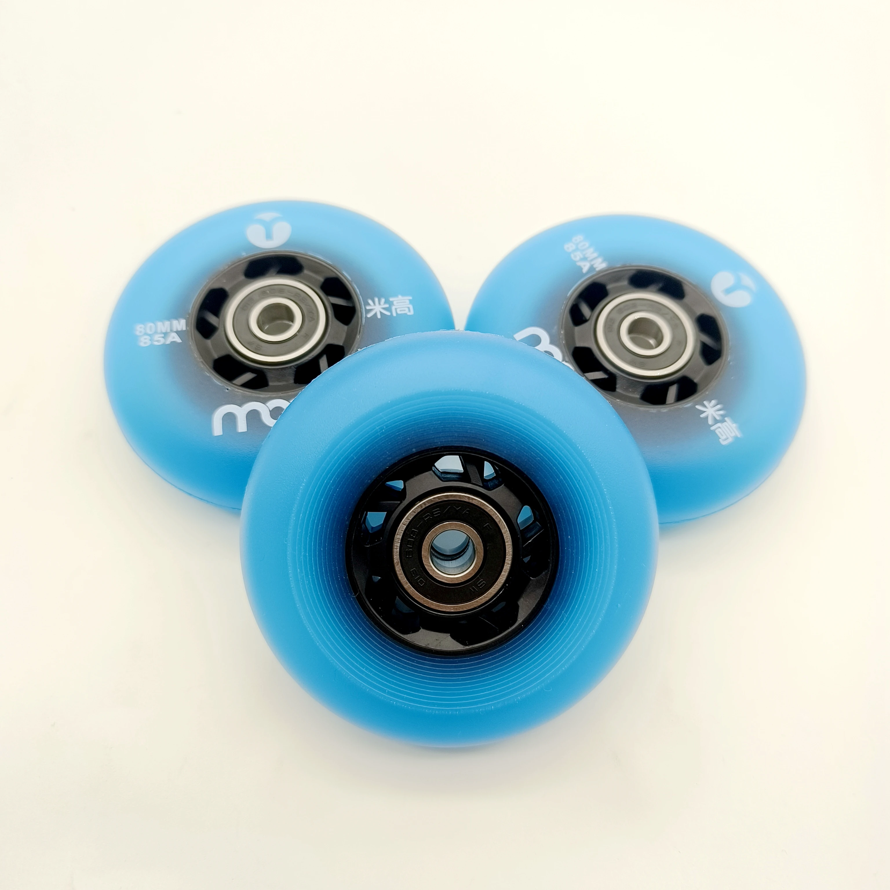 Free shipping roller wheel skate wheel 72mm 76mm 80mm 85A 8wheels / lot PU high quality  85a